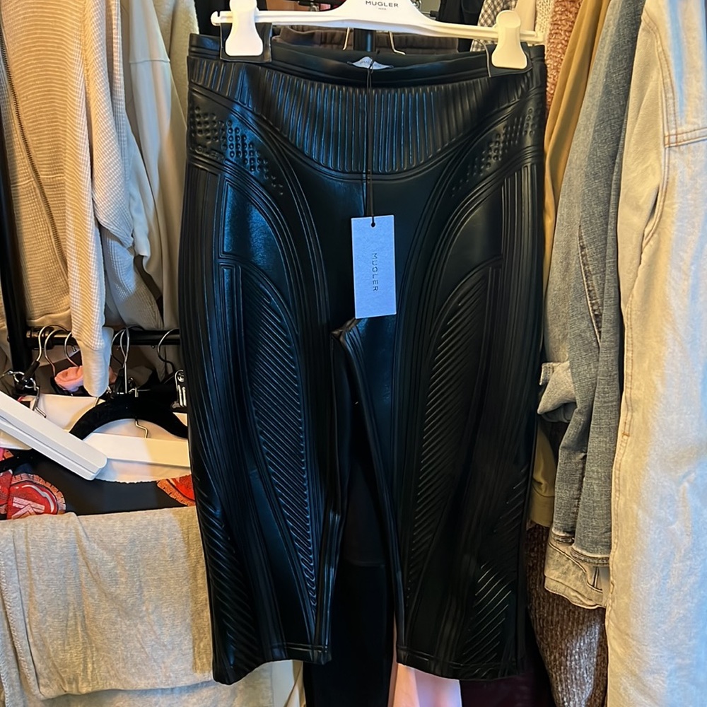 MUGLER Embossed Pants - Picture 3 of 3
